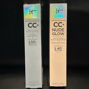 NEW IT Cosmetics CC+ Medium & Full Coverage Skin Tint - Neutral Medium / BOGO